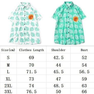 Camisas Tom Nook animal crossing dos colores