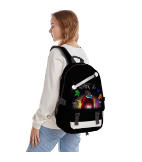 Mochila con carga USB Among Us