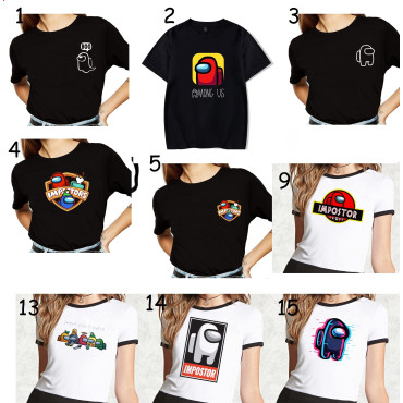Camiseta manga corta Amon Us varios modelos