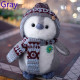 Peluche pinguino invierno