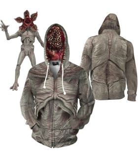 Sudadera demogorgon stranger things con cremallera