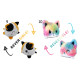 Peluches reversibles de unicornio, narval, gato o monstruo