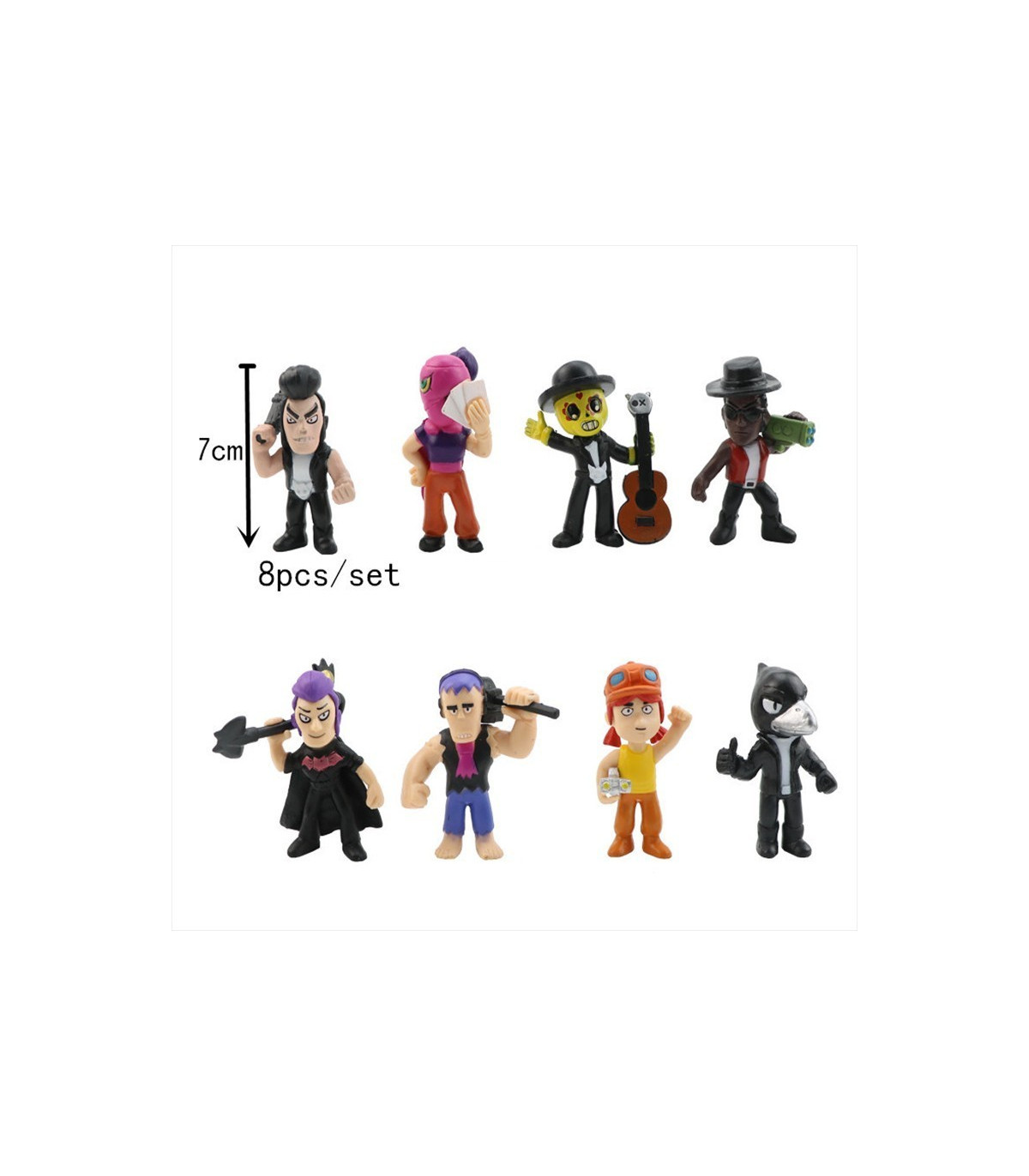 Inicio   lote de 8 figuras brawl stars con  Jessie, Brock, Poco, Mortis, lote de 8 figuras bral stars con  Jessie, Brock, Poco, 