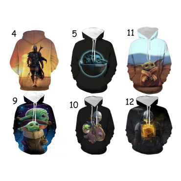 Sudaderas con capucha baby yoda the mandalorian