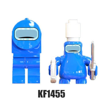 lote de 16 figuras tipo lego bloques  de among us