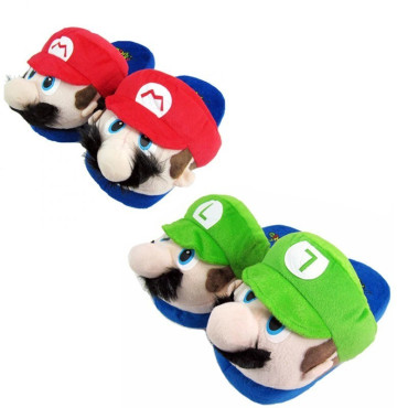 zapatillas de super mario bros o luigi