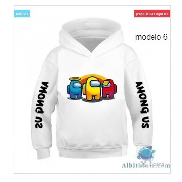 Sudaderas among us nuevos modelos