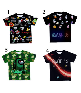Camiseta manga corta among us