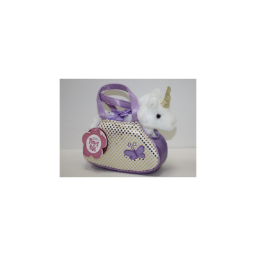 Bolsito con Unicornio de Peluche 21cm