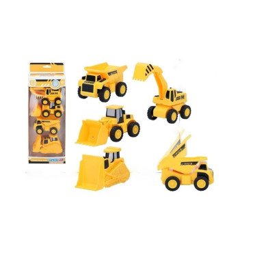 Set 4 Vehículos Construcción