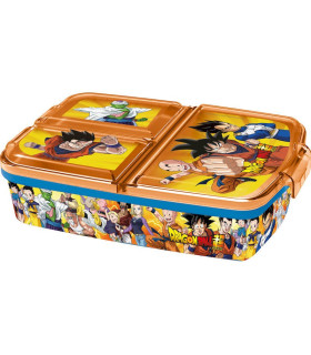 DRAGON BALL   Sandwichera multiple compartimentos de Dragon Ball Sandwichera multiple compartimentos de Dragon Ball ,Material: P