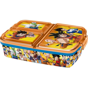 DRAGON BALL   Sandwichera multiple compartimentos de Dragon Ball Sandwichera multiple compartimentos de Dragon Ball ,Material: P