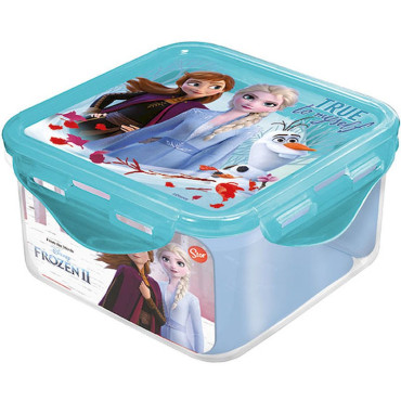 Recipiente cuadrado 730ml de Frozen II 'Blue Forest' 