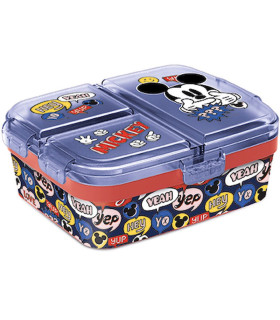 MICKEY   Sandwichera multiple compartimentos grande xl de Mickey Mouse 'It´S A Thing' Sandwichera multiple compartimentos grande
