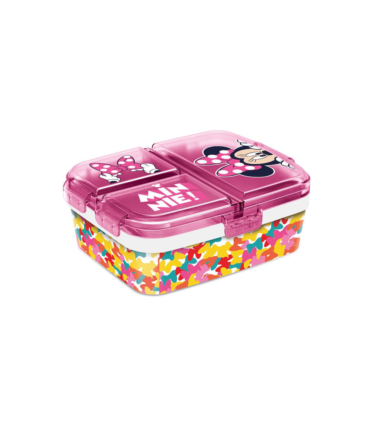 Sandwichera multiple compartimentos grande xl de Minnie Mouse 'So Edgy Bows' 