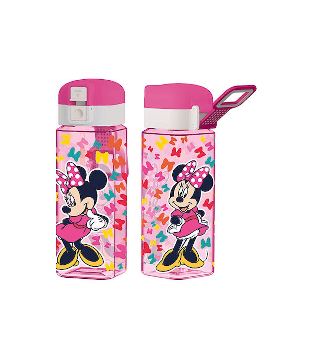 Botella cantimplora robot con cierre 550ml de Minnie Mouse 'So Edgy Bows' 
