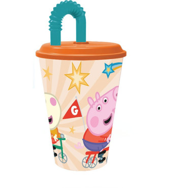 Vaso caña easy 430ml de Peppa Pig 'Kindness Counts 