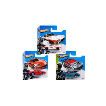 Coche hot wheels bater rosa y blanco gotta go