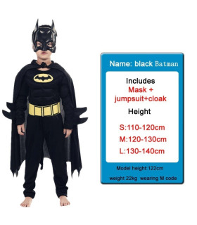 disfraz batman negro musculoso