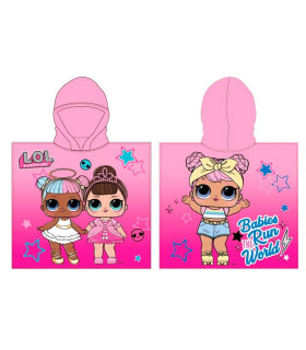 Poncho toalla Babies Run the World LOL Surprise 
