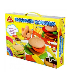 Caja comida fast food plastilina