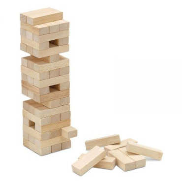 Caja juegos piezas madera block and block