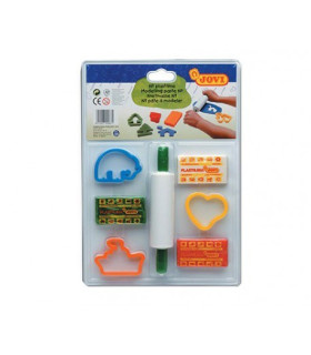 Kit plastilinas 3 rectángulos más accesorios jovi
