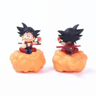 DRAGON BALL   Figura  goku con nube de 10cm Figura goku con nube de 10cm