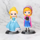 lote de  6 figuras de princesas disney de 10cm