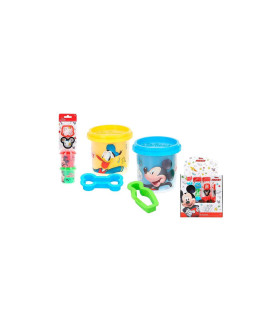 Set 2 plastilinas Mickey mouse más 2 accesorios