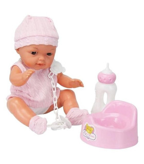 Bebe bonnie azul con accesorios