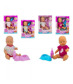 MUÑECAS   Bebe rosa con accesorios mon bebé hace pipí­ Bebe rosa con accesorios mon bebé© hace pipí­