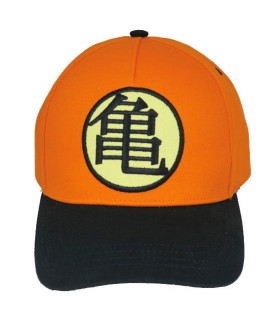 Gorra logo Dragon Ball bordado naranja