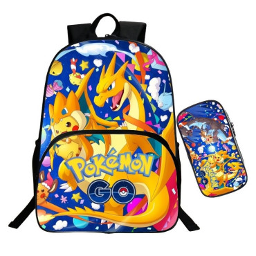 POKEMON   Mochila grande y estuche Pokemon Mochila grande y estuche Pokemon