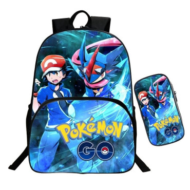 POKEMON   Mochila grande y estuche Pokemon Mochila grande y estuche Pokemon