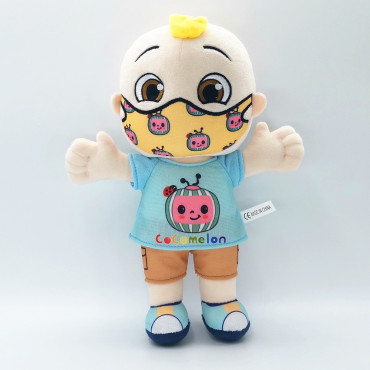 Peluche Cocomelon con mascarilla