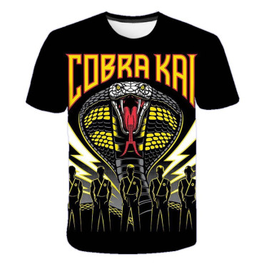 Camiseta con estampado 3D de Cobra Kai