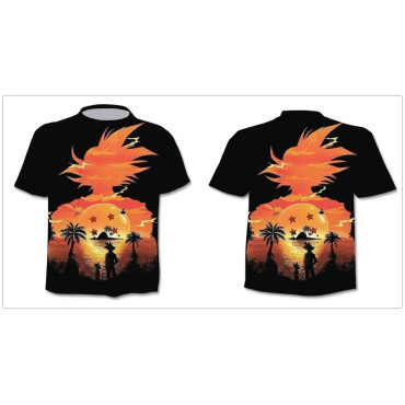 CAMISETAS   Camiseta Dragon Ball para niños en 3d Camiseta Dragon Ball para niños en 3d