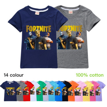 Camiseta Fortnite algodón para niños  diseños 2021