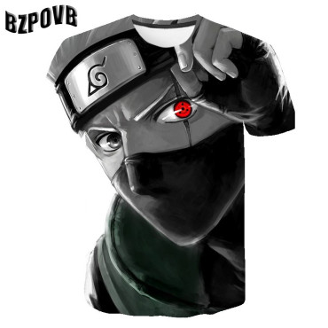 Camisetas  naruto  con impresión 3d