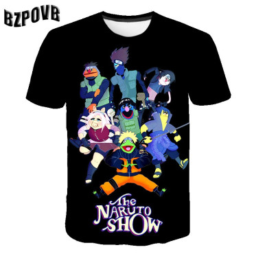 Camisetas  naruto  con impresión 3d
