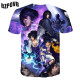 Camisetas  naruto  con impresión 3d