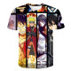 Camisetas  naruto  con impresión 3d