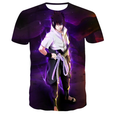 Camisetas  naruto  con impresión 3d