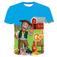 CAMISETAS   Camiseta manga corta con impresión 3d de La Granja de Zenón Camiseta manga corta con impresión 3d de La Granja de Ze