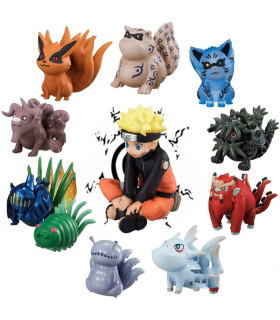 Lote de  Naruto y 10 mascotas