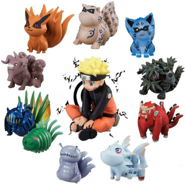 Lote de  Naruto y 10 mascotas