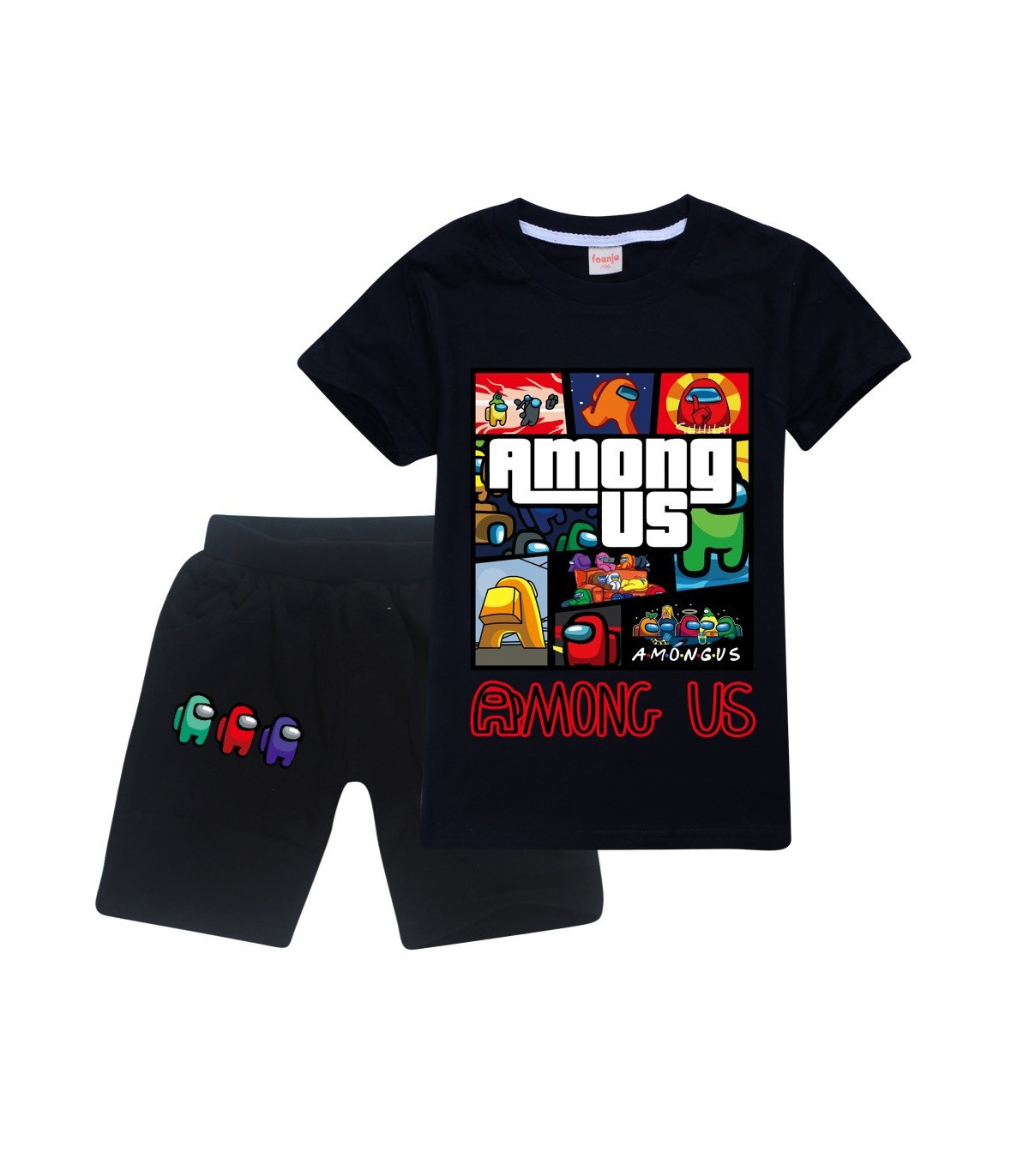 Conjunto verano Among Us de algodón