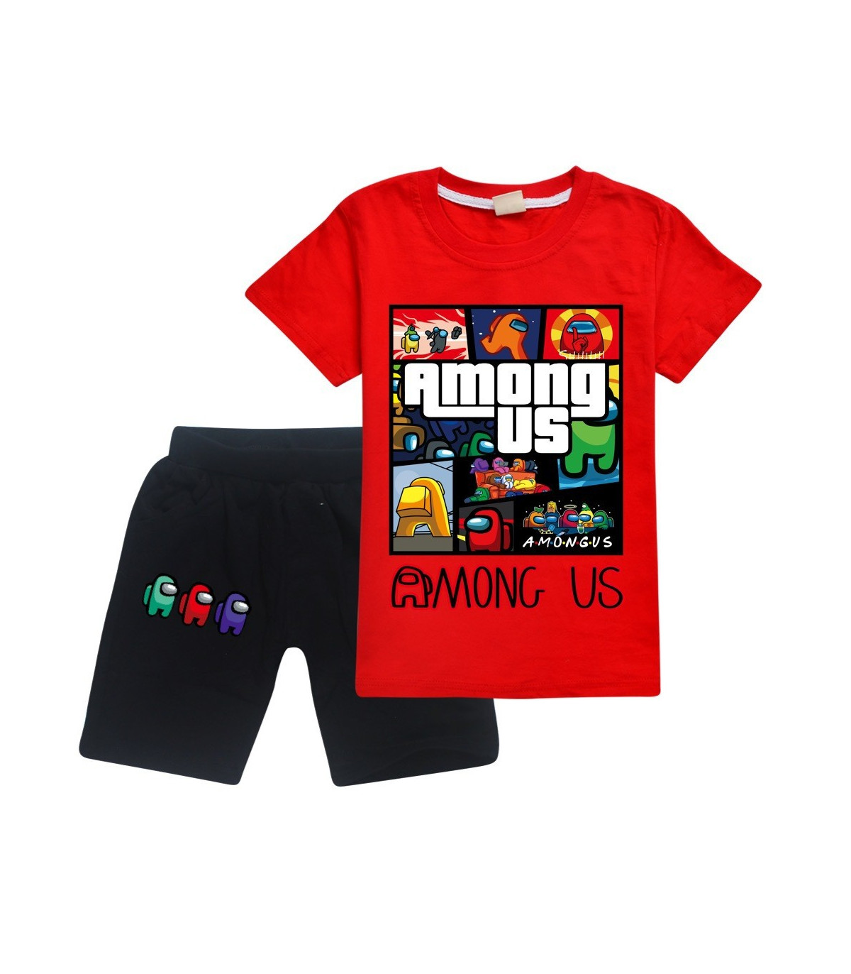 Conjunto verano Among Us de algodón