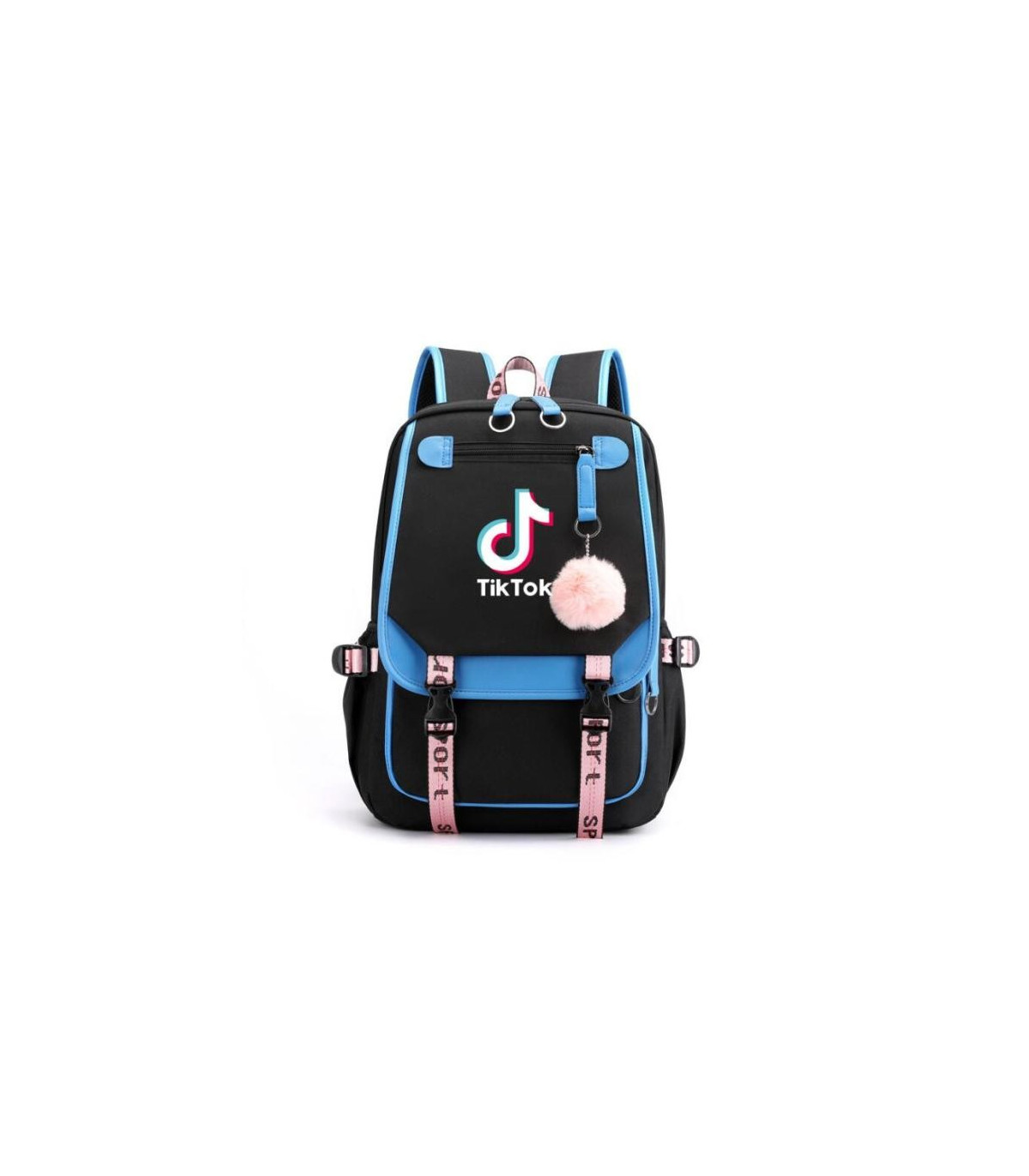 MERCHANDISING TIKTOK   Mochila Tiktok tamaño grande de 46cm de alto Mochila Tiktok tamaño grande de 46cm de alto